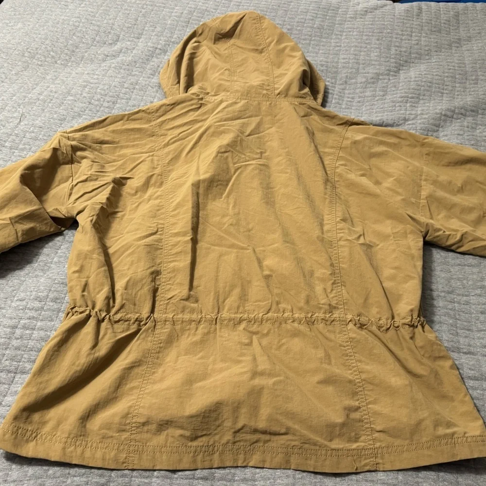 Calia Women’s Hooded Windbreaker Tan Brown WAX14309 Size XL - Picture 7 of 8